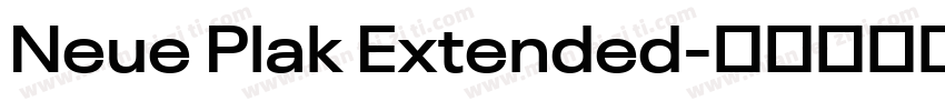 Neue Plak Extended字体转换